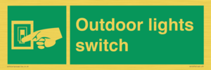 Outdoor lights switch